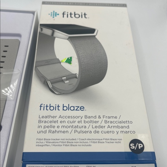 Fitbit Blaze Leather Band‎ - Light Gray - Picture 2 of 4